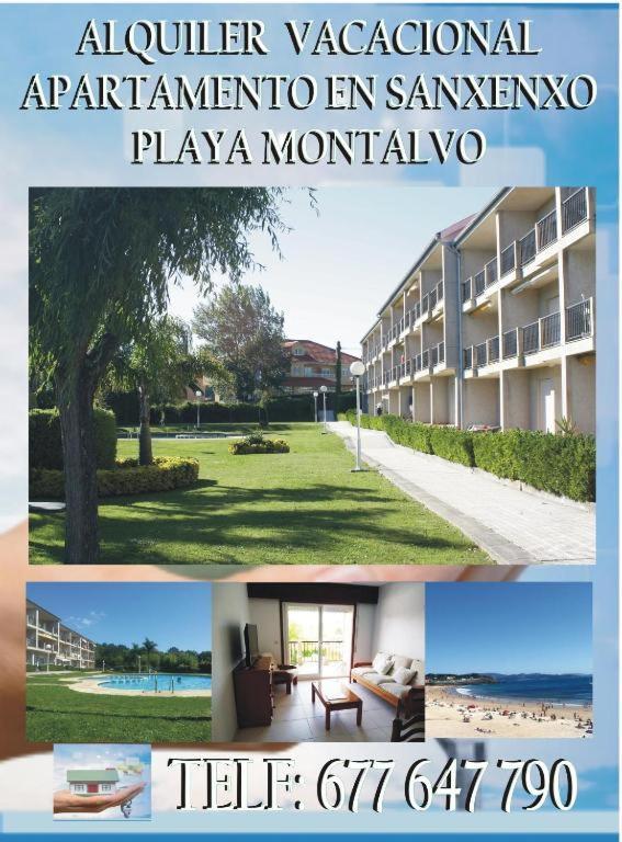 Apartamento Fontinas Sanxenxo Montalvo Eksteriør billede